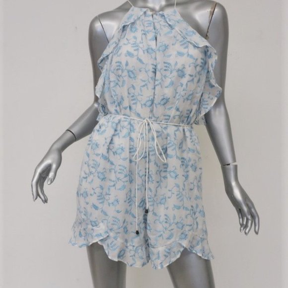 Zimmermann Romper Zephyr Vine Embroidered Cotton - Picture 2 of 6